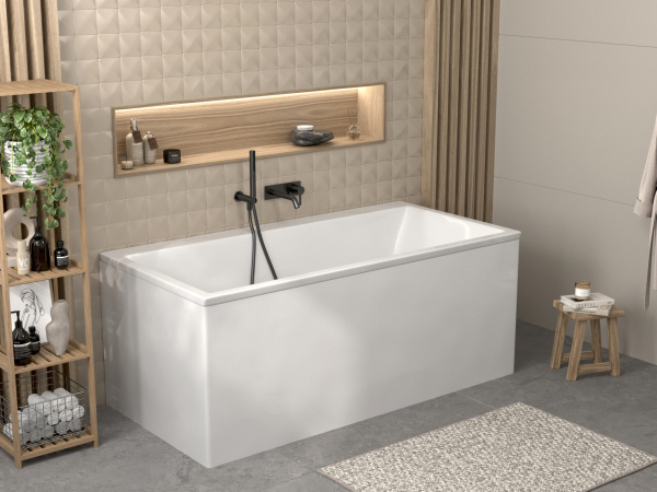 Акриловая ванна прямоугольная (180х80) Alba Spa KERO ВПР0370000100